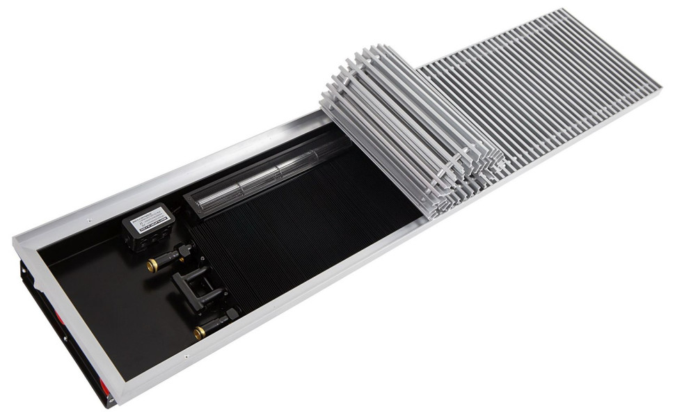 TETRAVENT Clima - dwururowy klimakonwektor kanałowy do montażu w posadzce 