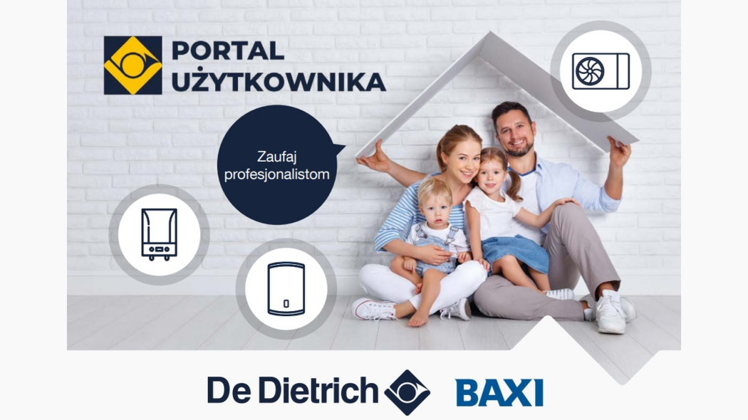 BDR Thermea Poland uruchamia Portal Użytkownika - nowoczesne narzędzie do obsługi urządzeń grzewczych De Dietrich i BAXI