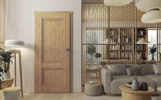 Drzwi wewnętrzne o wyglądzie naturalnego drewna