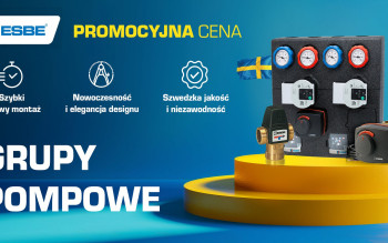 Podwójne grupy pompowe ESBE - kompaktowa budowa, wielkie możliwości