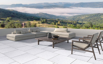 Płyty dekoracyjne MUSSO® w kolorze CRISTAL z powierzchnią DIAMENTI