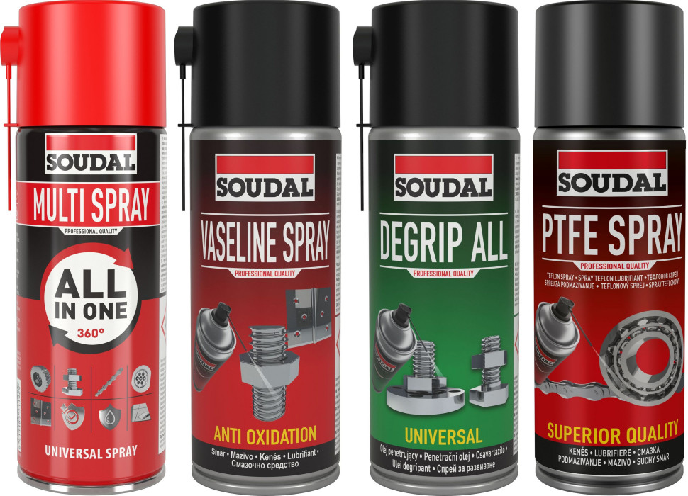 Aerozole techniczne marki Soudal