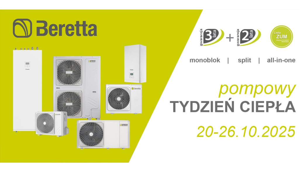 Pompowy tydzień ciepła z marką Beretta 