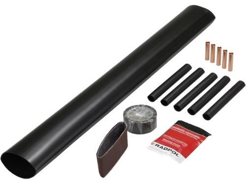 Mufa kablowa elektryczna, przykładowy zestaw elementów