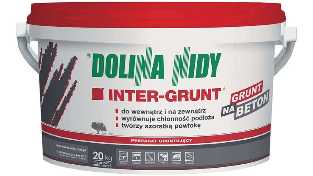 Uniwersalny preparat gruntujący INTER-GRUNT - pewność przyczepności i trwałości