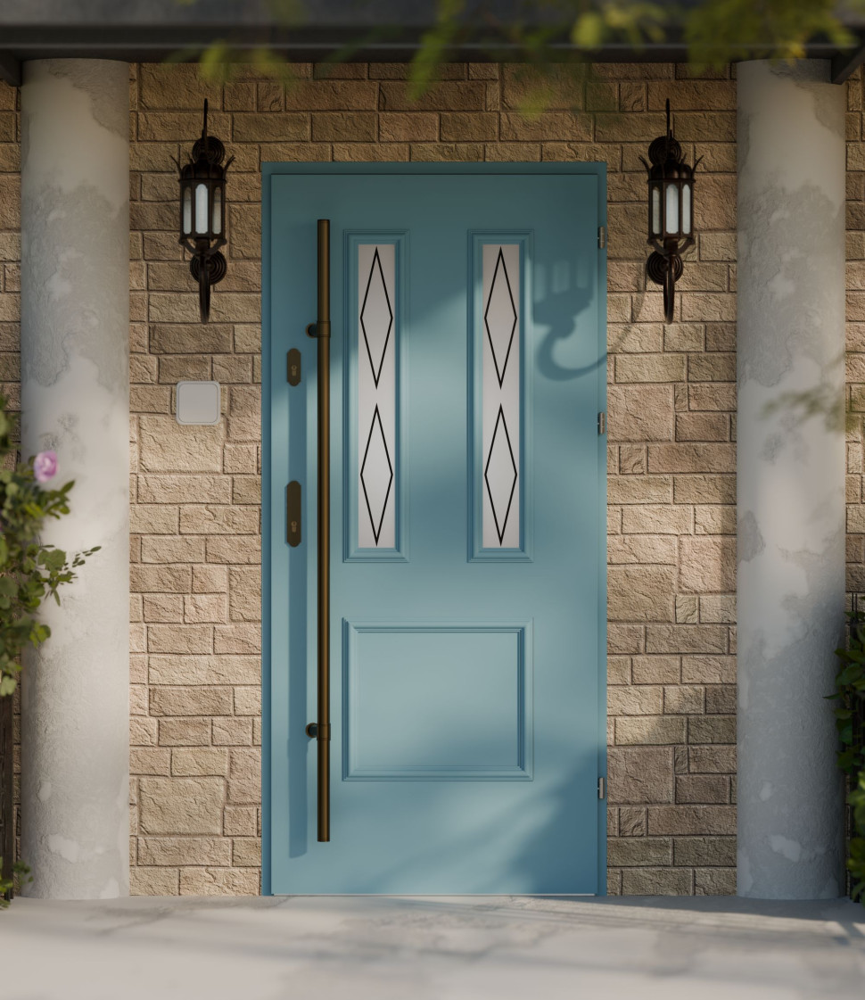 Drzwi z aplikacją przestrzenną R02