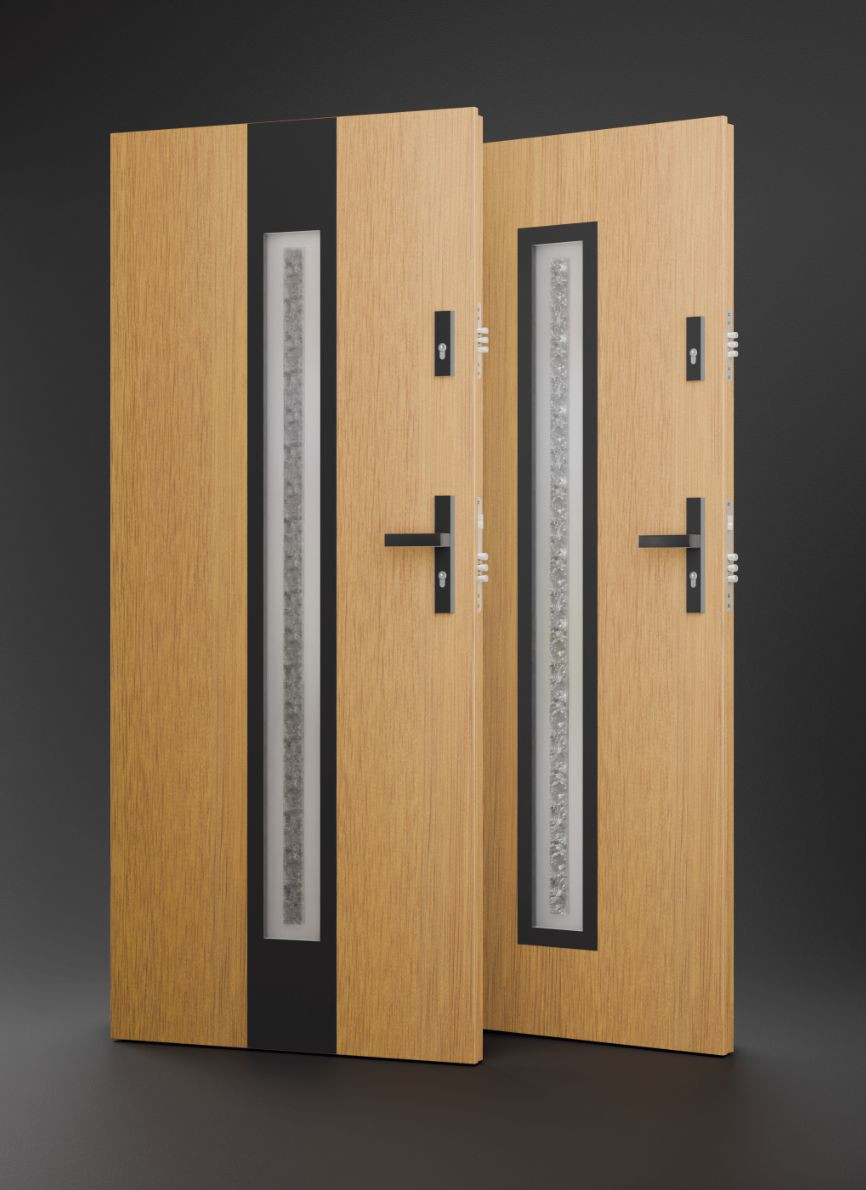 Nowe przeszklenia w drzwiach zewnętrznych