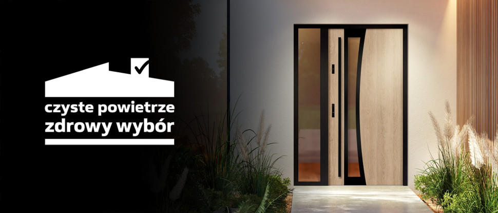 Drzwi stalowe BAZYLEA 1 w kolorze dąb surowy