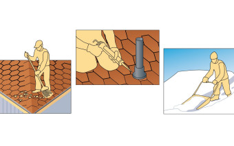 Dach kryty gontem bitumicznym - nie musisz malować, ale musisz dbać