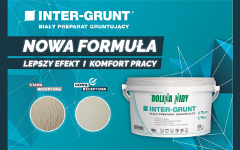 INTER-GRUNT – nowa receptura, nowe opakowanie, jeszcze lepsze gruntowanie