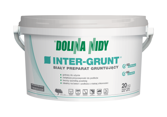 Biały preparat gruntujący INTER-GRUNT