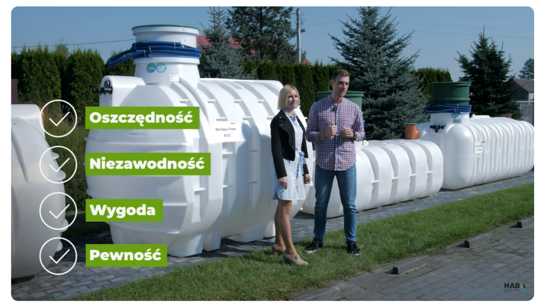 Bio Easy Flow: oczyszczalnia zamiast szamba. Zero wywozów, „żywa woda” do nawadniania i 25 lat gwarancji w wersji Viro.