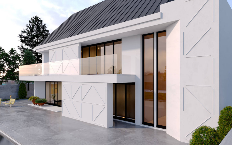 bonie elegancka elewacja domu