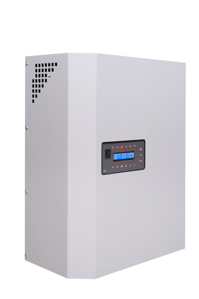 E-sztoker to kompaktowy kocioł elektryczny do zasilania instalacji grzewczej lub bufora ciepła.