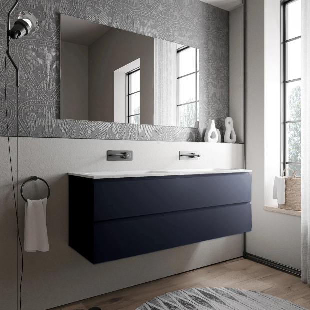 Szafka podumywalkowa AVA 140 cm granatowy mat