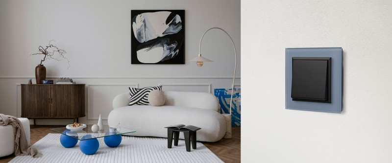 Matowa czerń świetnie sprawdza się zarówno w aranżacjach minimalistycznych, jak i bardziej dekoracyjnych.