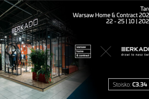ERKADO na Warsaw Home 2025: Nowoczesne drzwi łączące tradycję z technologią