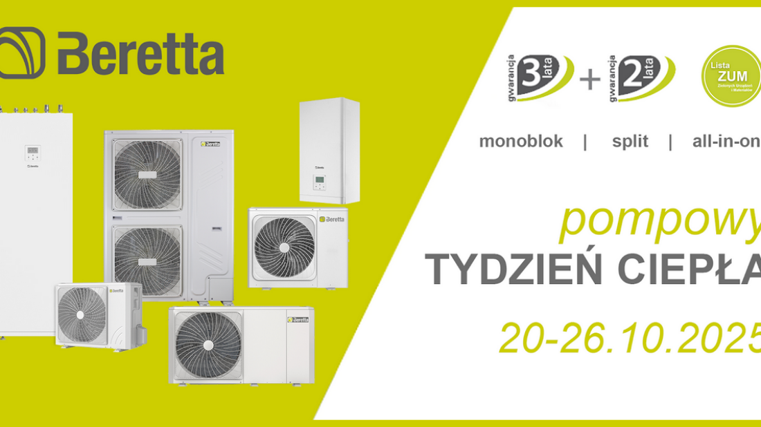 Beretta świętuje Dzień Pomp Ciepła - promocje dla dystrybutorów, instalatorów i serwisantów