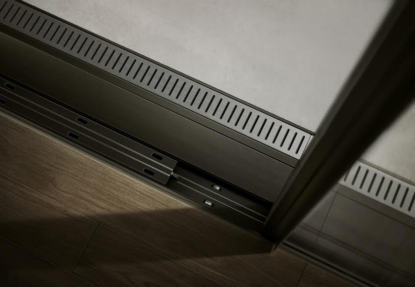 Dynamiczna osłona progu drzwi przesuwnych Venuro 3. Fot.: Andreas Haas