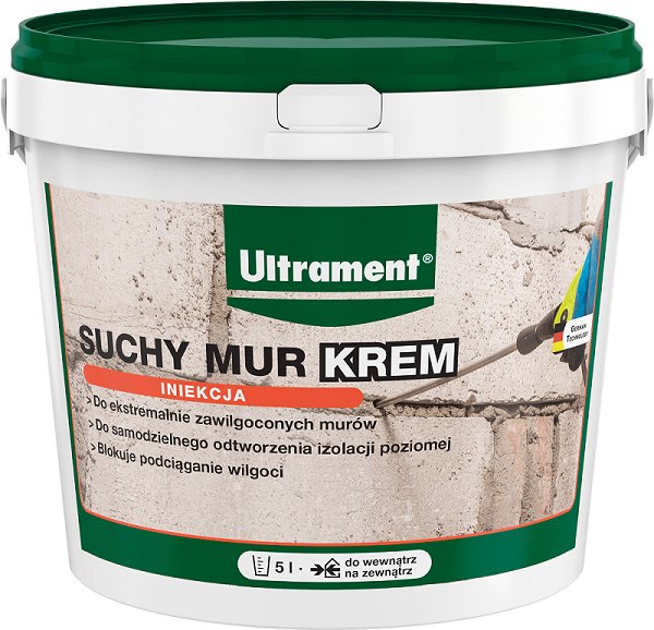 Suchy Mur Krem iniekcyjny od Ultrament w opakowaniu 5 kg