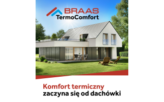 Braas TermoComfort - komfort termiczny zaczyna się od dachówki