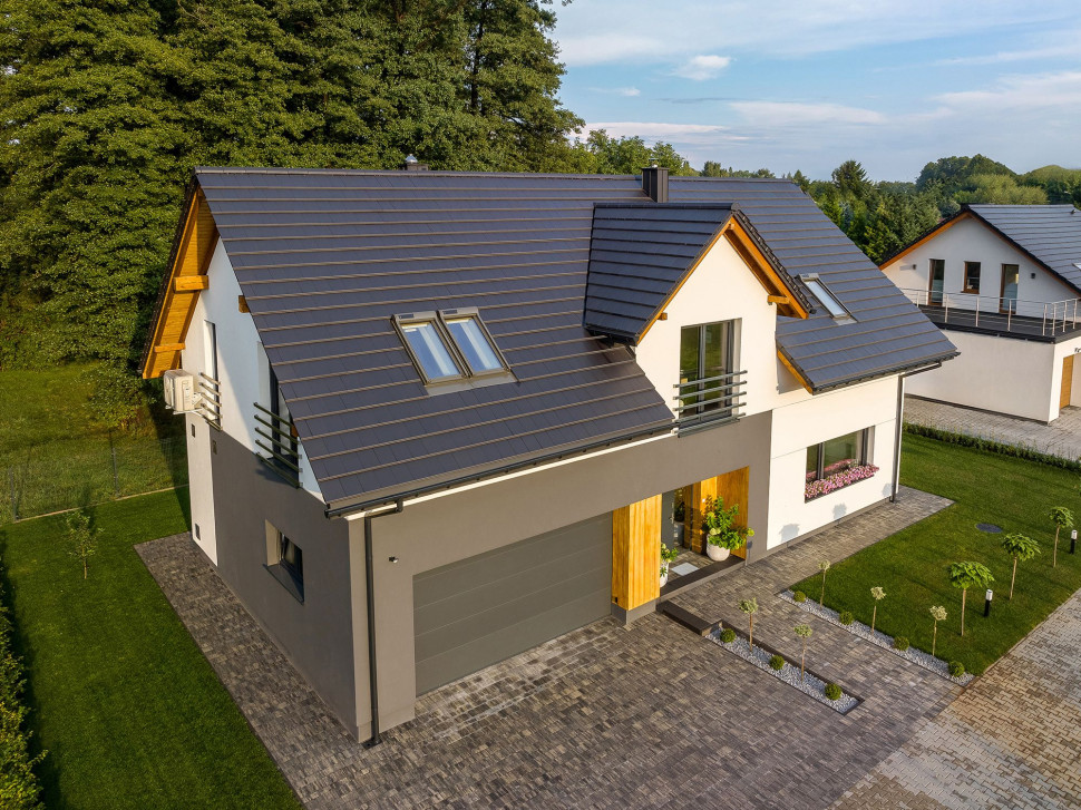 SIMPLA to dachówka ceramiczna idealna do minimalistycznej architektury