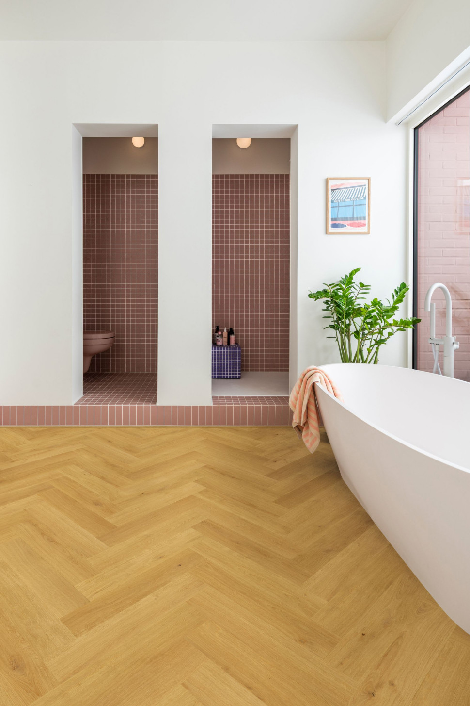 Laminowana podłoga w łazience