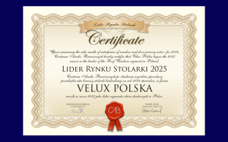 VELUX Polska - Lider Rynku Stolarki 2025
