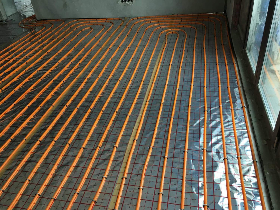 rury podłogówka pętle