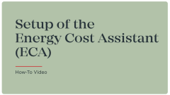 Jak aktywować Energy Cost Assistant (ECA) w Solar.web?