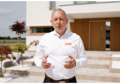 Jasne kolory w aranżacji podjazdu i ogrodu | Poznaj linię Lumino od Drogbruk