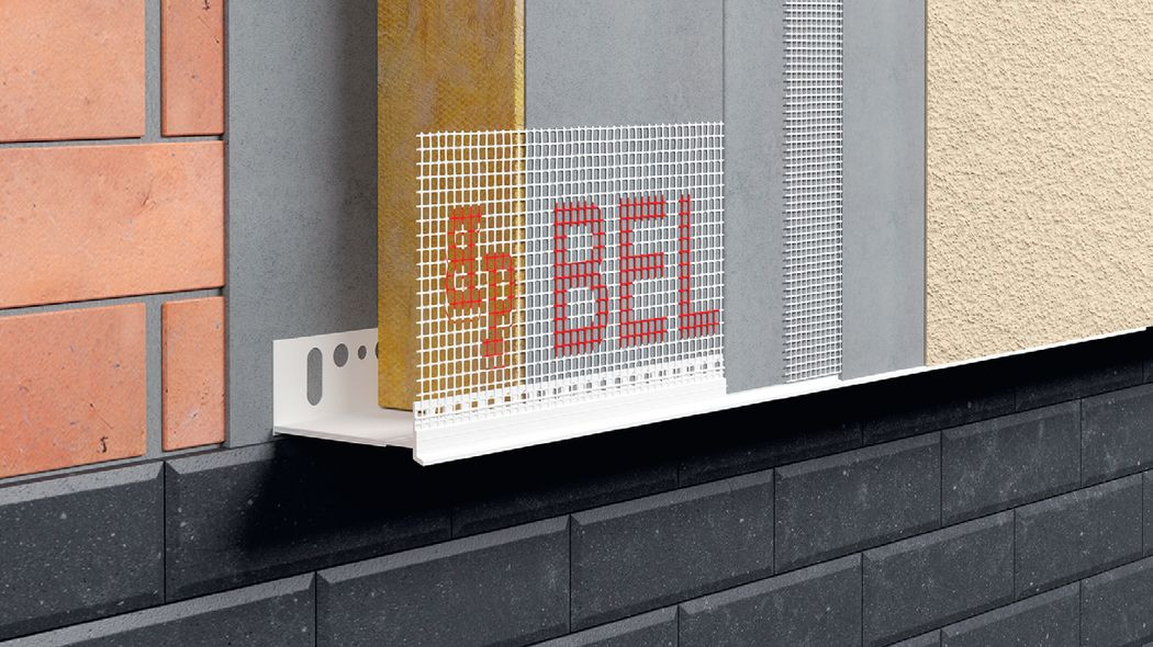 Listwa BP30S (100 MM-250 MM) PVC startowa regulowana BELLA PLAST