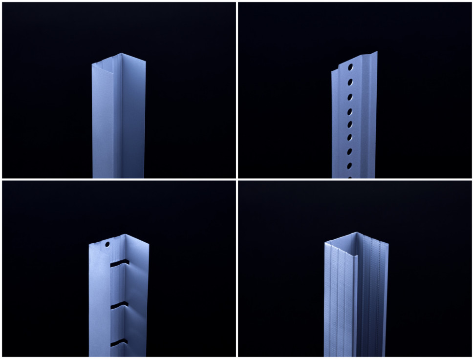 Profile: UW 50, do sufitów łukowych, do ścian o przebiegu krzywoliniowym 50 oraz CW.