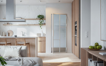 Drzwi z szybą: więcej światła bez remontu