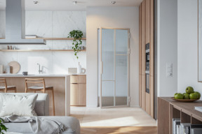 Drzwi z szybą: więcej światła bez remontu