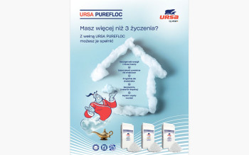 URSA PUREFLOC – nowa generacja izolacji. Innowacyjna, spójna, dopasowana