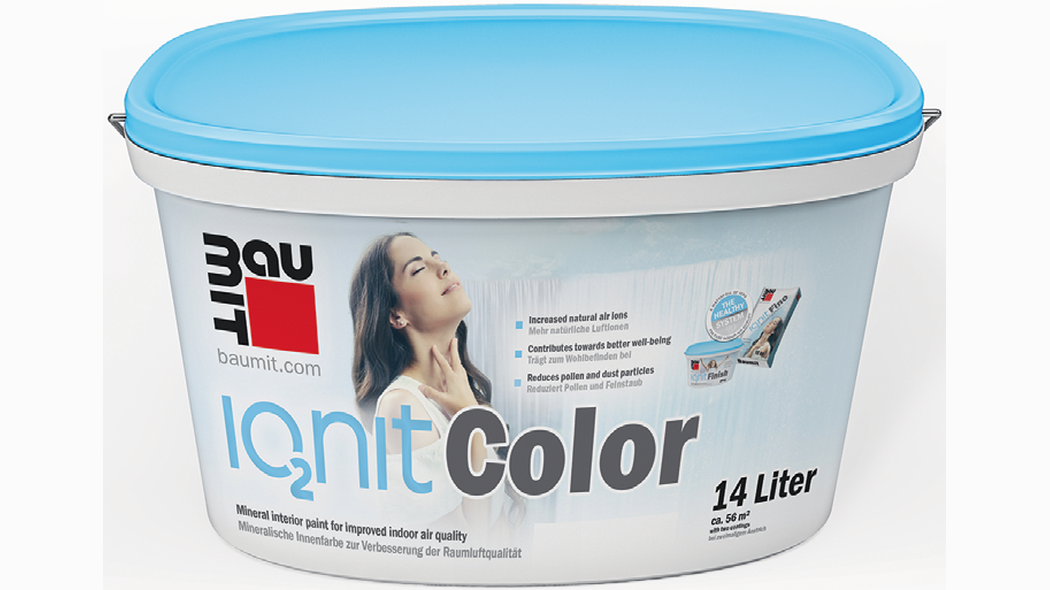 Nowa jakość farby Baumit IonitColor - oczyszczone powietrze oraz jeszcze lepsza trwałość