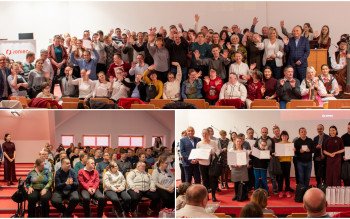 Finał jubileuszowej X edycji konkursu plastycznego dla uczestników WTZ przy Stowarzyszeniu „Remedium”.