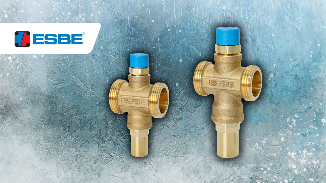 Zawór ESBE VTN100 - chroni instalację i pompę ciepła przed zamarznięciem