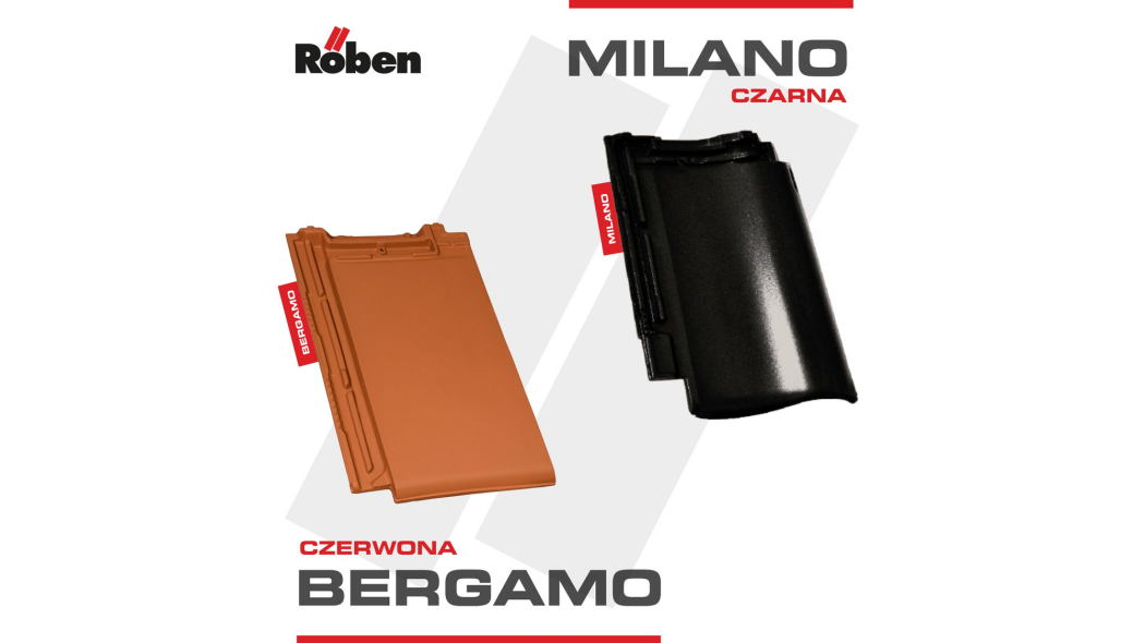 Röben poszerza ofertę dachówek ceramicznych. MILANO dostępna także w czarnej glazurze