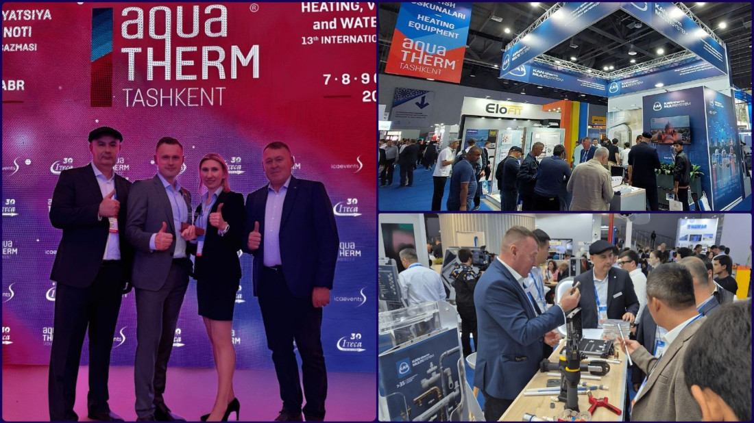 Grupa KAN na Aquatherm Tashkent 2025 - innowacje, nagroda i sukces marki