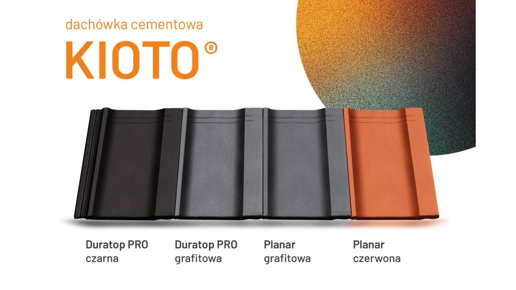 Dachówka cementowa KIOTO teraz pod nową marką - swissporTON
