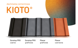 Dachówka cementowa KIOTO teraz pod nową marką - swissporTON
