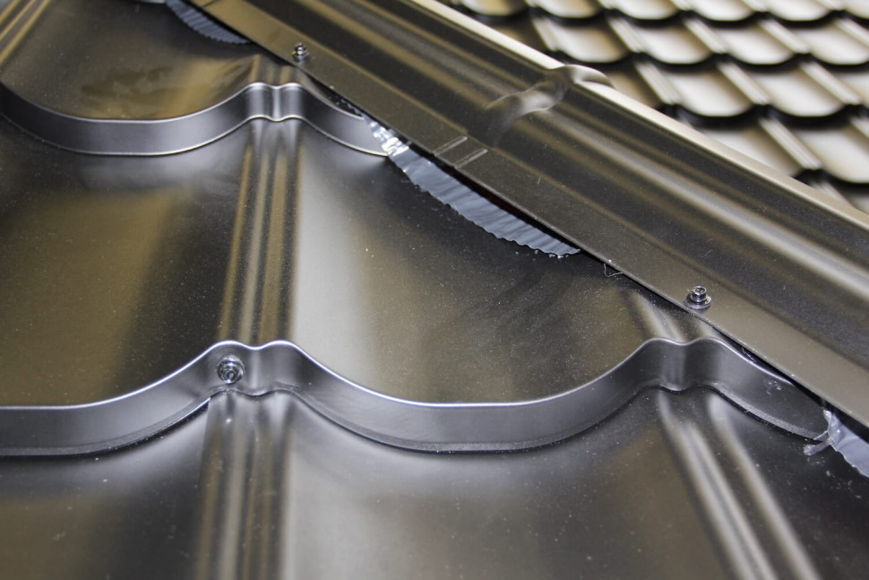 gotowa obróbka blacharska kalenica