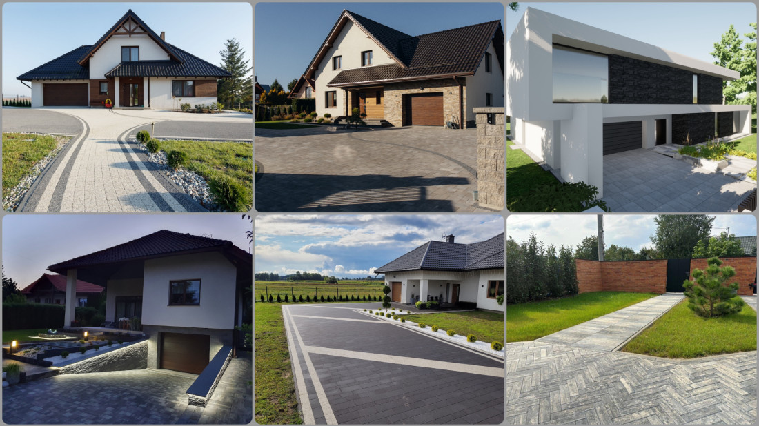 Bezpieczny podjazd: wymiary, odwodnienie, antypoślizg i oświetlenie