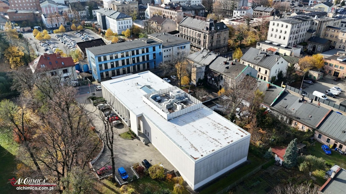 Rewitalizacja dachu z papy Archiwum Państwowego w Bielsku-Białej - membrany Hyperdesmo