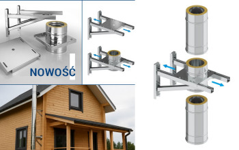 Nowe podpory i płyty konsolowe: prosty sposób na odsunięcie komina stalowego od ściany