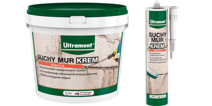 Krem do iniekcji Suchy Mur - nowość od Ultrament