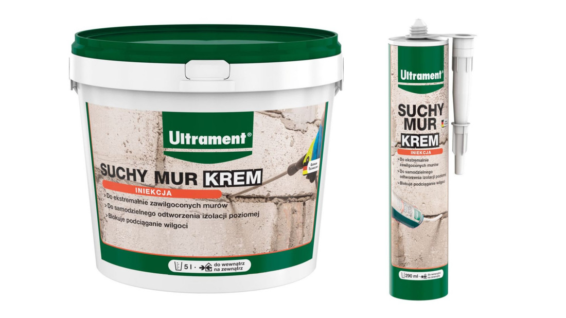 Krem do iniekcji Suchy Mur - nowość od Ultrament