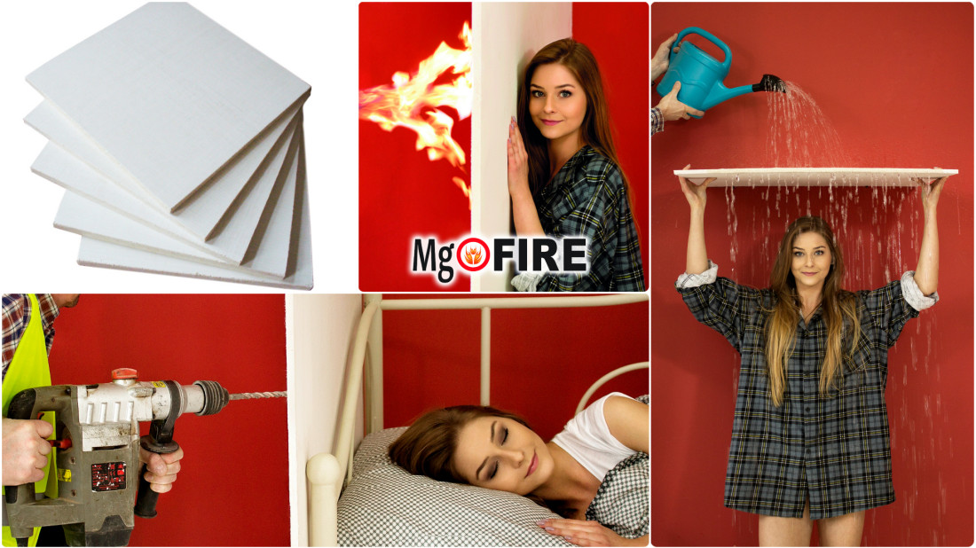 Niepalne płyty budowlane MgO Fire - zalety, właściwości, zastosowanie